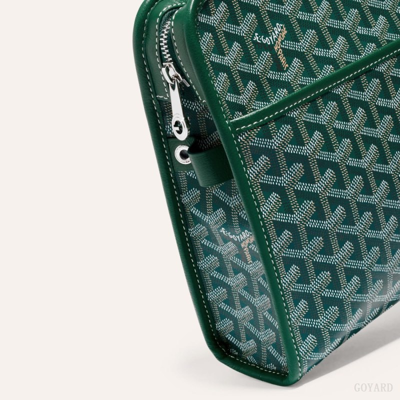 Goyard JOUVENCE GM TOILET BAG Aksesuar Yeşil | GY-PWC7215