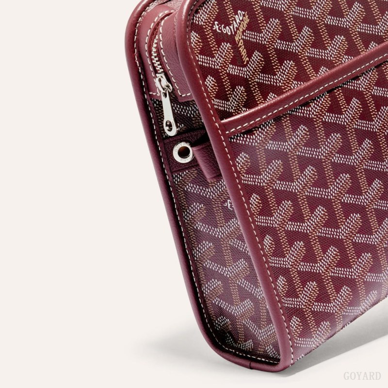 Goyard JOUVENCE MM TOILET BAG Aksesuar Bordo | GY-HPJ7250