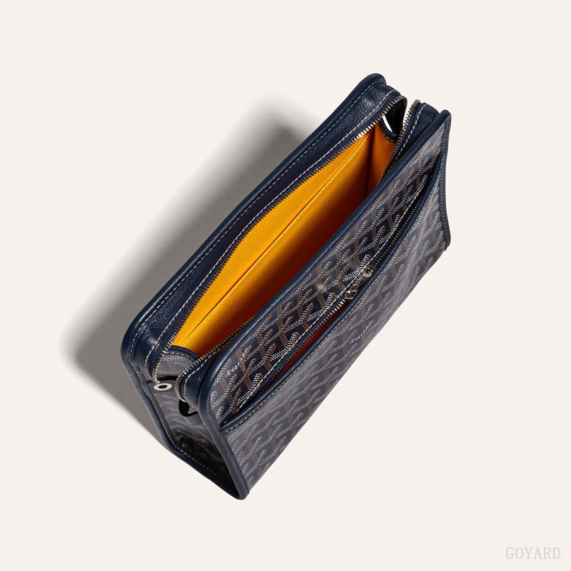 Goyard JOUVENCE MM TOILET BAG Aksesuar Lacivert Mavi | GY-RPR2873