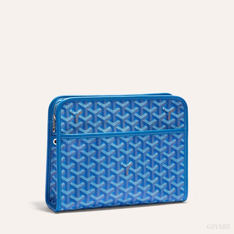 Goyard JOUVENCE MM TOILET BAG Aksesuar Mavi | GY-CJR4858