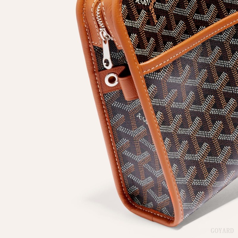 Goyard JOUVENCE MM TOILET BAG Aksesuar Siyah Kahverengi | GY-XQG3925