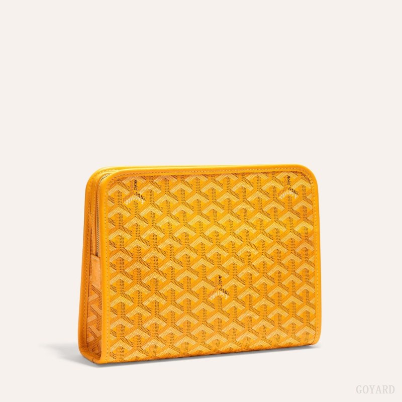 Goyard JOUVENCE MM TOILET BAG Aksesuar Sarı | GY-OQN2534