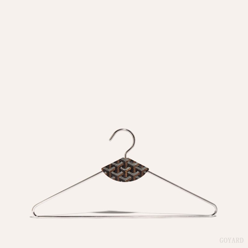 Goyard LIVRÉE PAIR OF HANGERS Aksesuar Siyah Kahverengi | GY-LQN2879