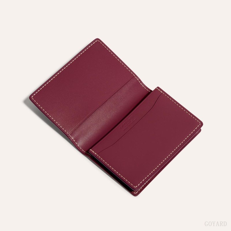 Goyard MALESHERBES CARD WALLET Kartlık Bordo | GY-FQH8186
