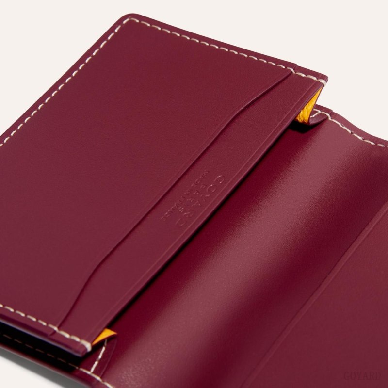 Goyard MALESHERBES CARD WALLET Kartlık Bordo | GY-FQH8186