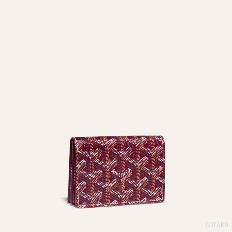 Goyard MALESHERBES CARD WALLET Kartlık Bordo | GY-FQH8186
