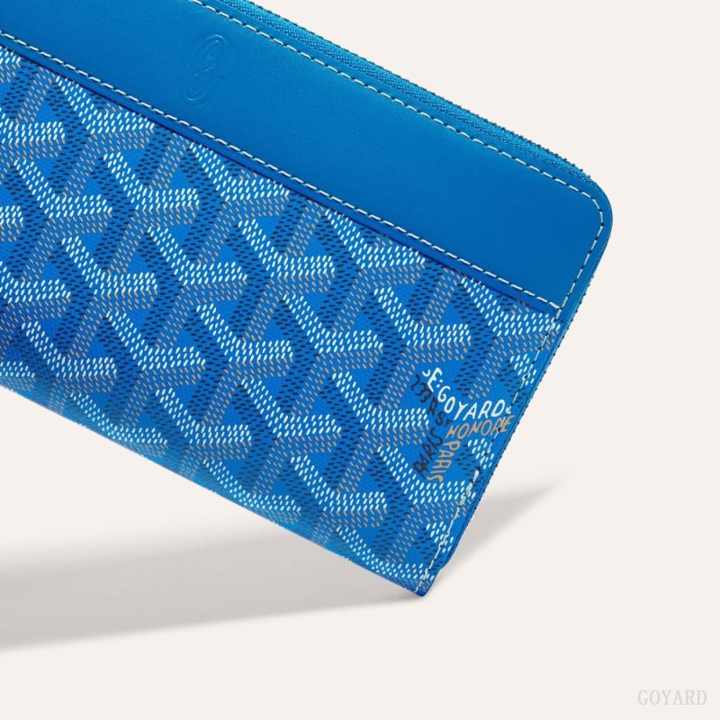Goyard MATIGNON GM WALLET Cüzdan Mavi | GY-WDU7040