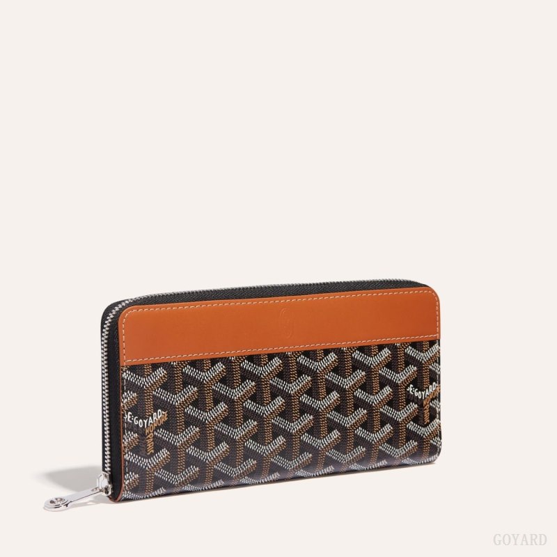 Goyard MATIGNON GM WALLET Cüzdan Siyah Kahverengi | GY-DKJ7574