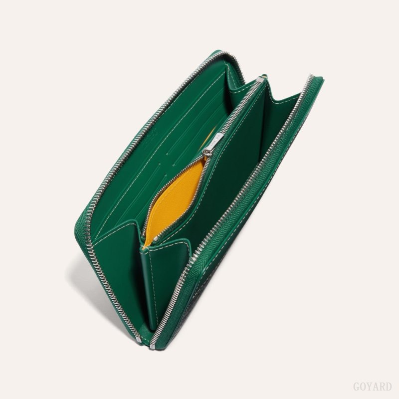 Goyard MATIGNON GM WALLET Cüzdan Yeşil | GY-PXC5684