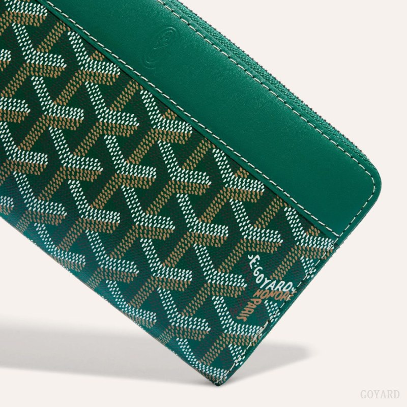 Goyard MATIGNON GM WALLET Cüzdan Yeşil | GY-PXC5684
