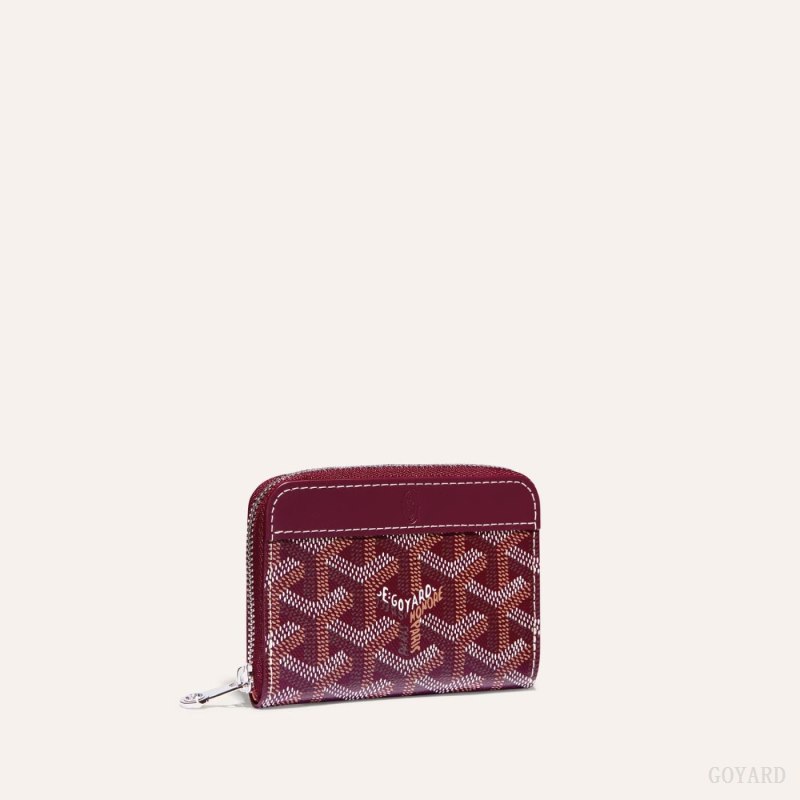 Goyard MATIGNON MINI WALLET Cüzdan Bordo | GY-PNX8487