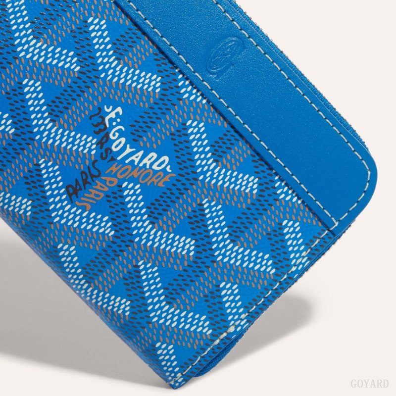 Goyard MATIGNON MINI WALLET Cüzdan Mavi | GY-RCM9499