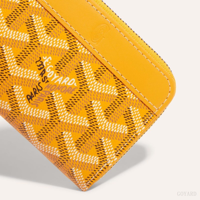 Goyard MATIGNON MINI WALLET Cüzdan Sarı | GY-QLE0063