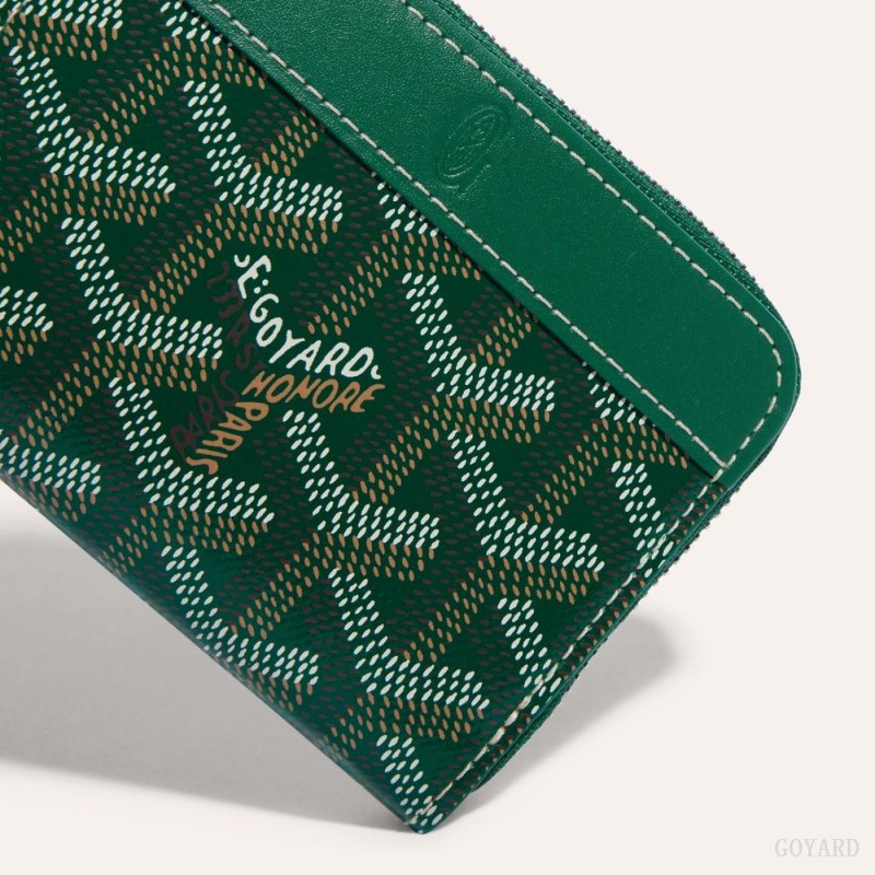 Goyard MATIGNON MINI WALLET Cüzdan Yeşil | GY-JQS4209