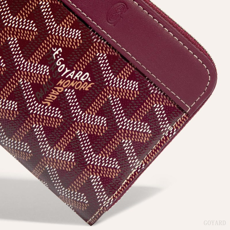 Goyard MATIGNON PM WALLET Cüzdan Bordo | GY-EVO4278