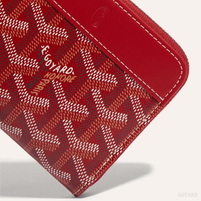 Goyard MATIGNON PM WALLET Cüzdan Kırmızı | GY-AJZ1496