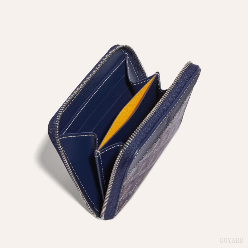 Goyard MATIGNON PM WALLET Cüzdan Lacivert Mavi | GY-LEP3001