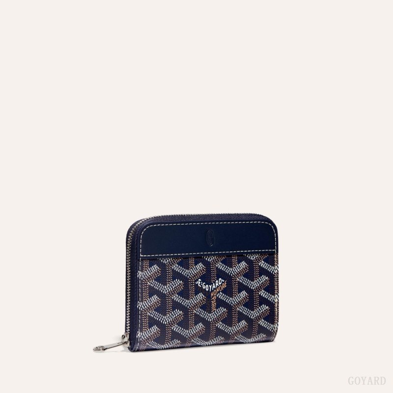 Goyard MATIGNON PM WALLET Cüzdan Lacivert Mavi | GY-LEP3001