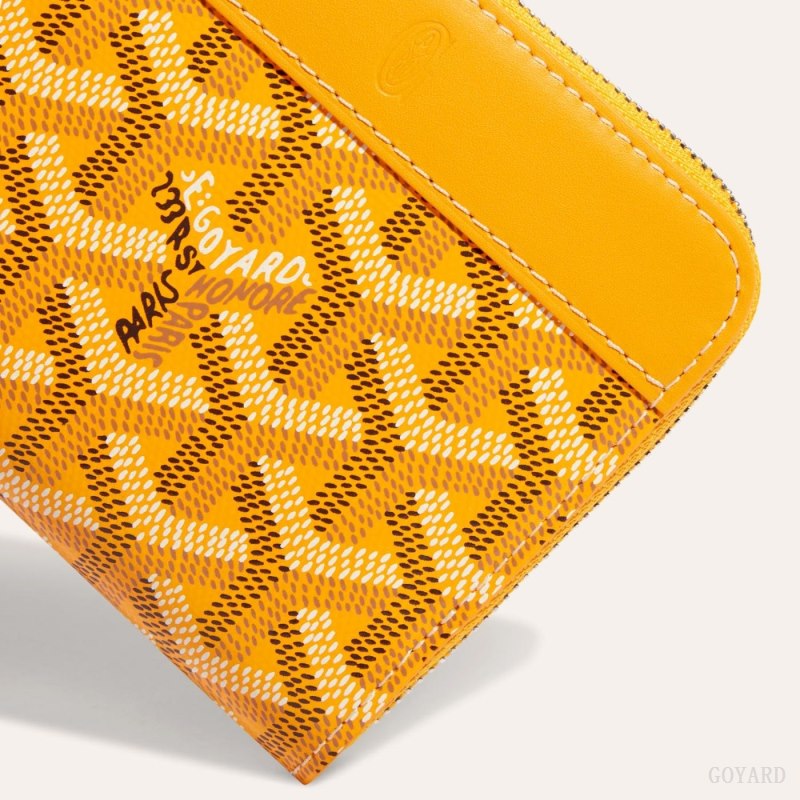 Goyard MATIGNON PM WALLET Cüzdan Sarı | GY-XAL5609