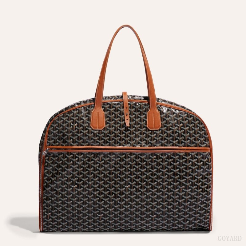 Goyard MAYFAIR GARMENT COVER Seyahat Çantası Siyah Kahverengi | GY-SIR1645