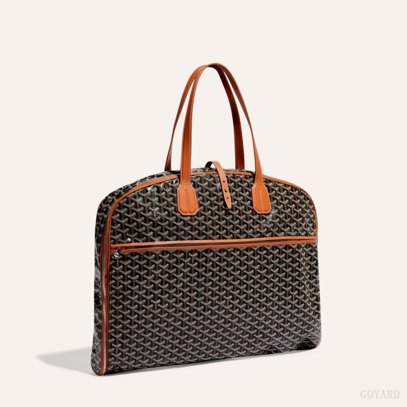 Goyard MAYFAIR GARMENT COVER Seyahat Çantası Siyah Kahverengi | GY-SIR1645