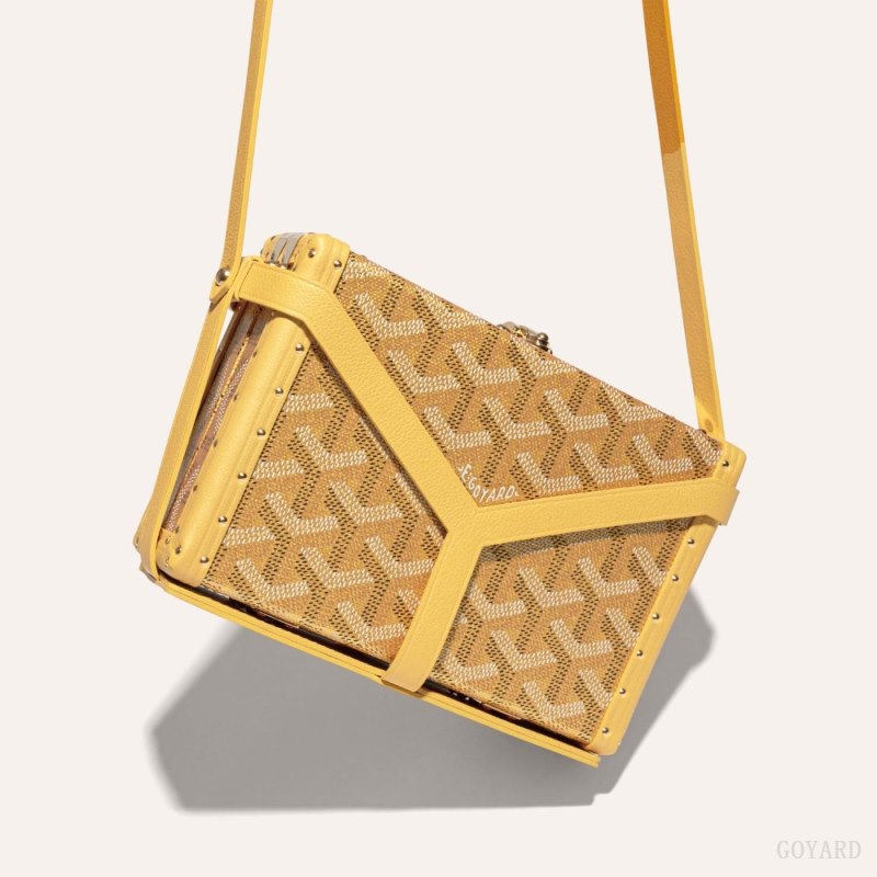 Goyard MINAUDIÈRE TRUNK BAG Mini Çanta Altın | GY-YBT4995