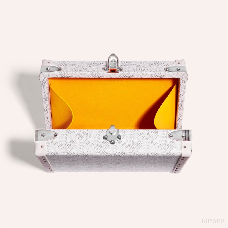 Goyard MINAUDIÈRE TRUNK BAG Mini Çanta Beyaz | GY-SLH3335