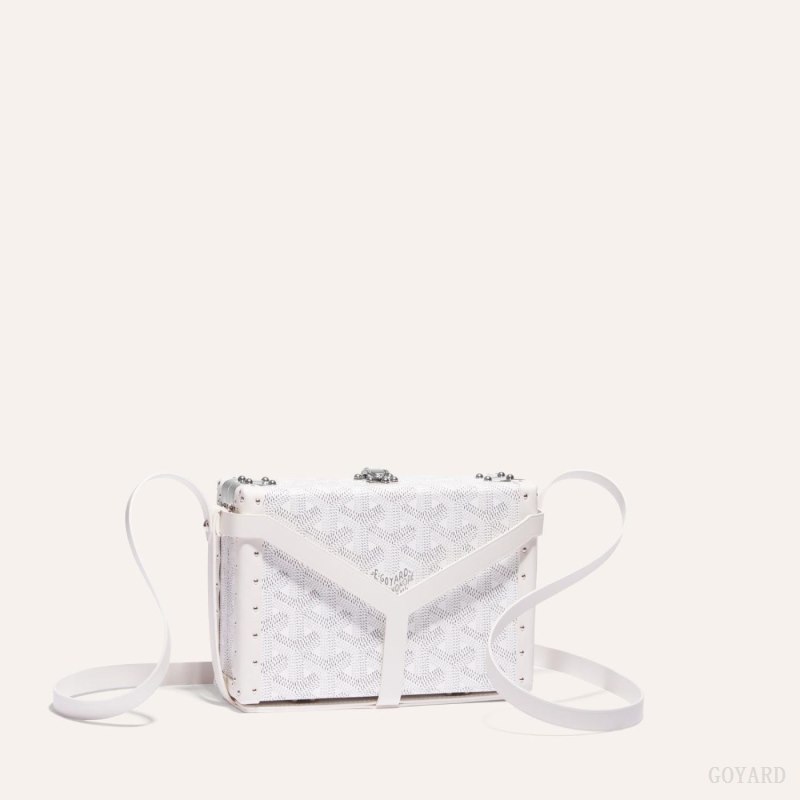 Goyard MINAUDIÈRE TRUNK BAG Mini Çanta Beyaz | GY-SLH3335