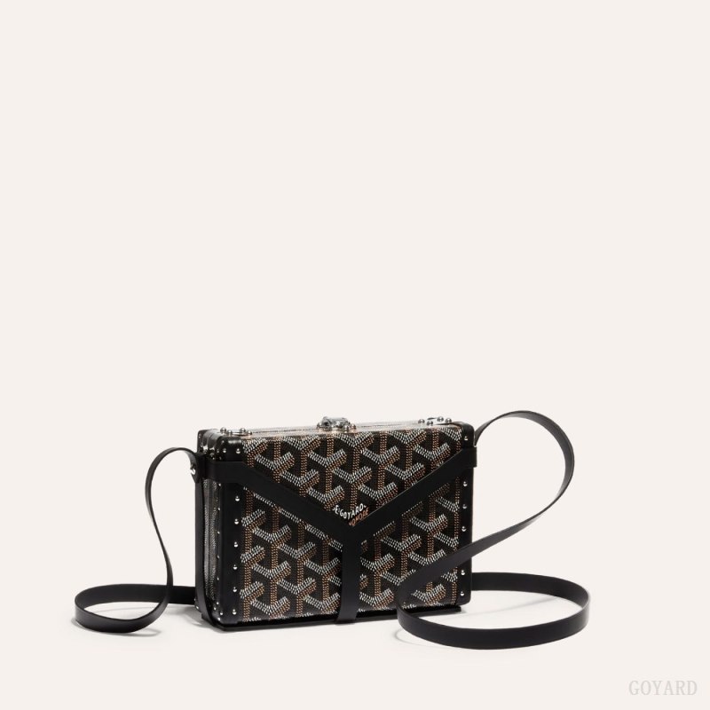 Goyard MINAUDIÈRE TRUNK BAG Mini Çanta Siyah | GY-UIO1746
