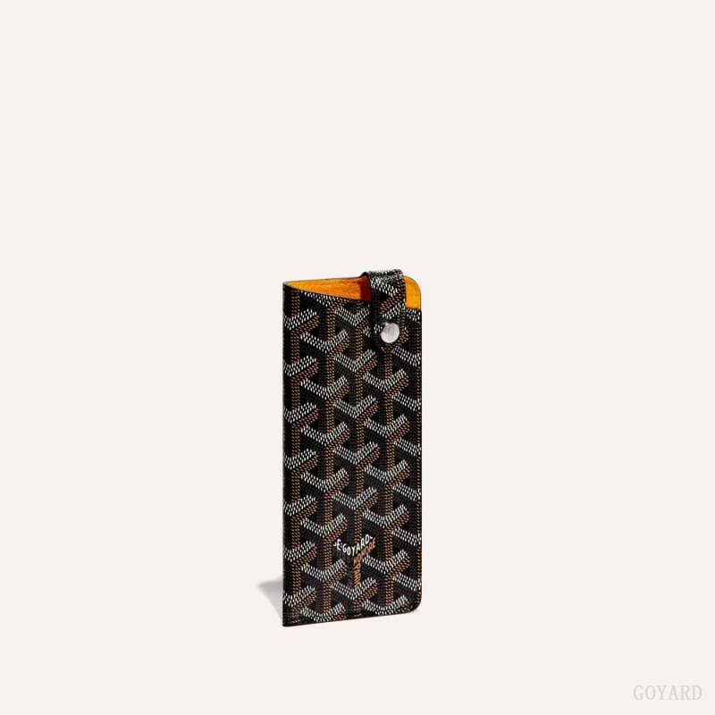 Goyard MONTMARTRE PM GLASSES CASE Vaka Çantası Siyah | GY-BIH7966