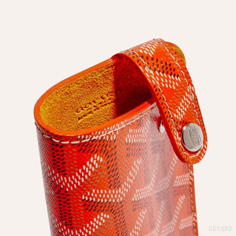 Goyard MONTMARTRE PM GLASSES CASE Vaka Çantası Turuncu | GY-YKA4958