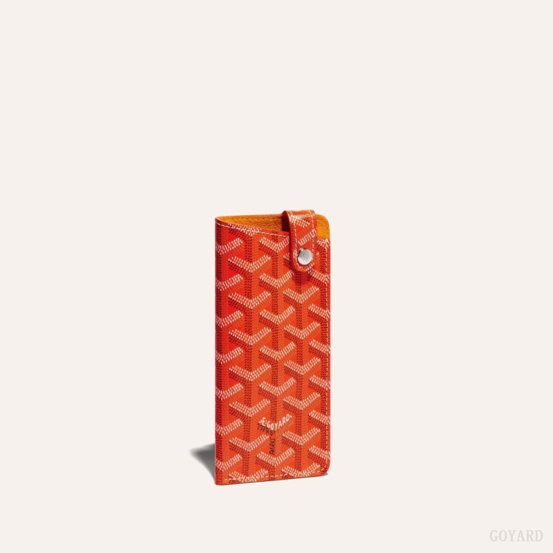 Goyard MONTMARTRE PM GLASSES CASE Vaka Çantası Turuncu | GY-YKA4958