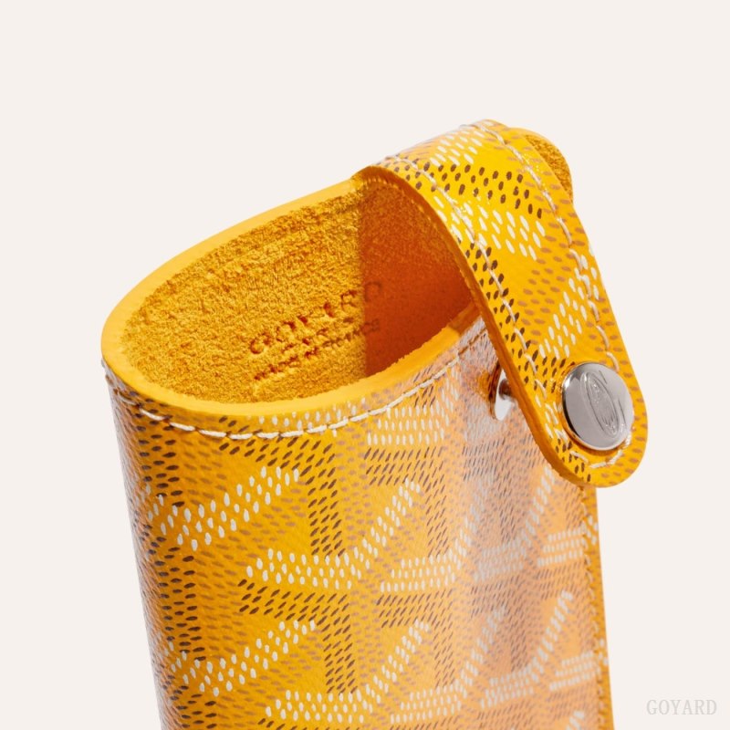 Goyard MONTMARTRE PM GLASSES CASE Vaka Çantası Sarı | GY-QTR2395