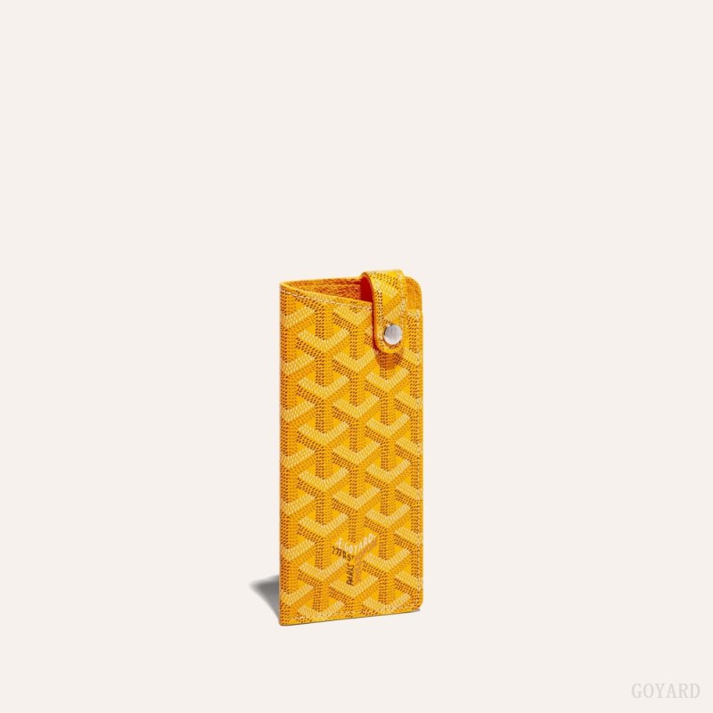 Goyard MONTMARTRE PM GLASSES CASE Vaka Çantası Sarı | GY-QTR2395