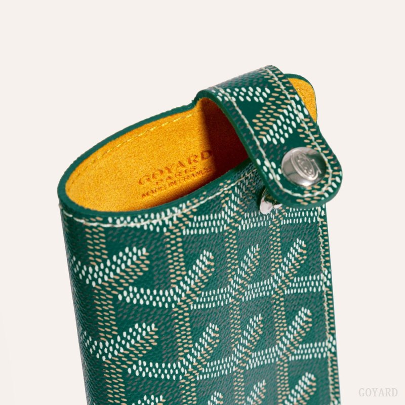Goyard MONTMARTRE PM GLASSES CASE Vaka Çantası Yeşil | GY-XYL8265
