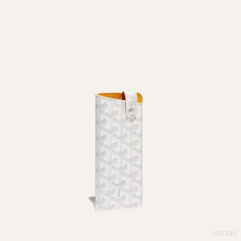 Goyard MONTMARTRE PM GLASSES CASE Vaka Çantası Beyaz | GY-LHY2654