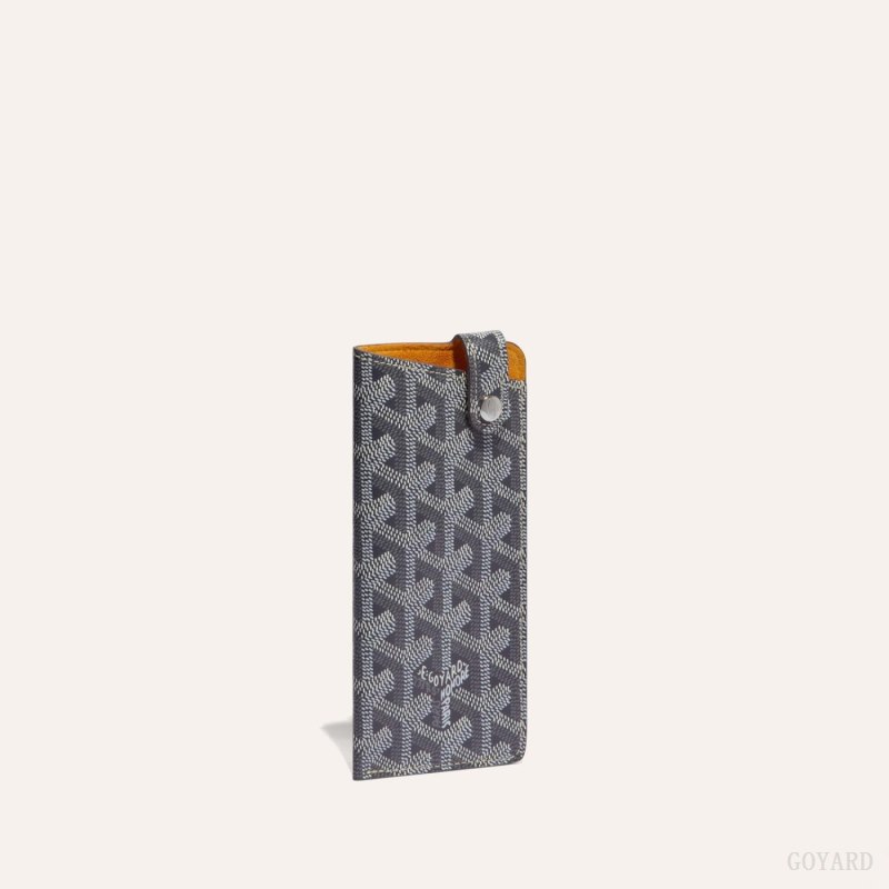 Goyard MONTMARTRE PM GLASSES CASE Vaka Çantası Gri | GY-OAP7614