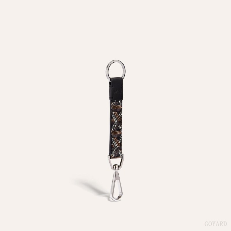 Goyard MOUSQUETON KEY RING Anahtarlıklar Siyah | GY-QBF5735