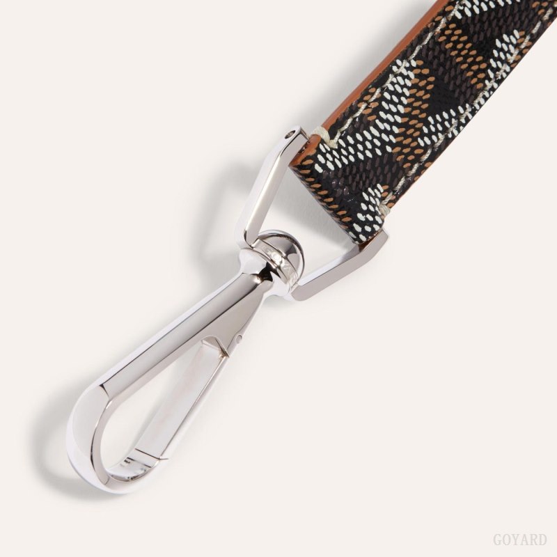 Goyard MOUSQUETON KEY RING Anahtarlıklar Siyah Kahverengi | GY-INV3623