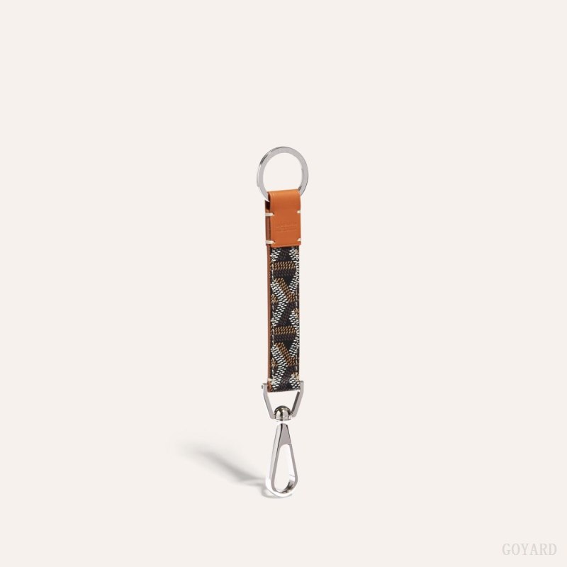Goyard MOUSQUETON KEY RING Anahtarlıklar Siyah Kahverengi | GY-INV3623
