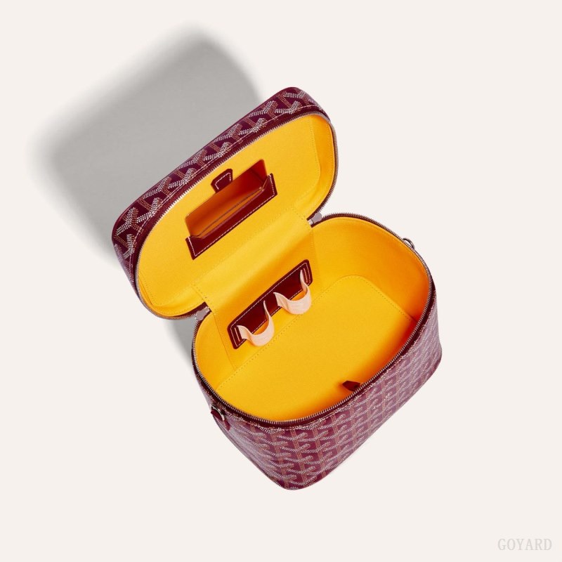 Goyard MUSE VANITY CASE Omuz Çantası Bordo | GY-IBY4088