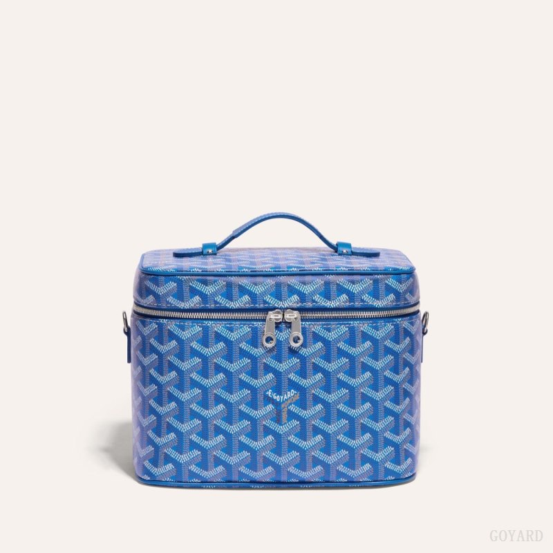 Goyard MUSE VANITY CASE Omuz Çantası Mavi | GY-ZFT1210