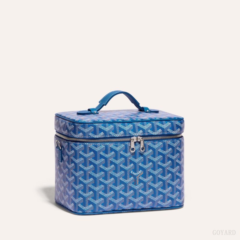 Goyard MUSE VANITY CASE Omuz Çantası Mavi | GY-ZFT1210