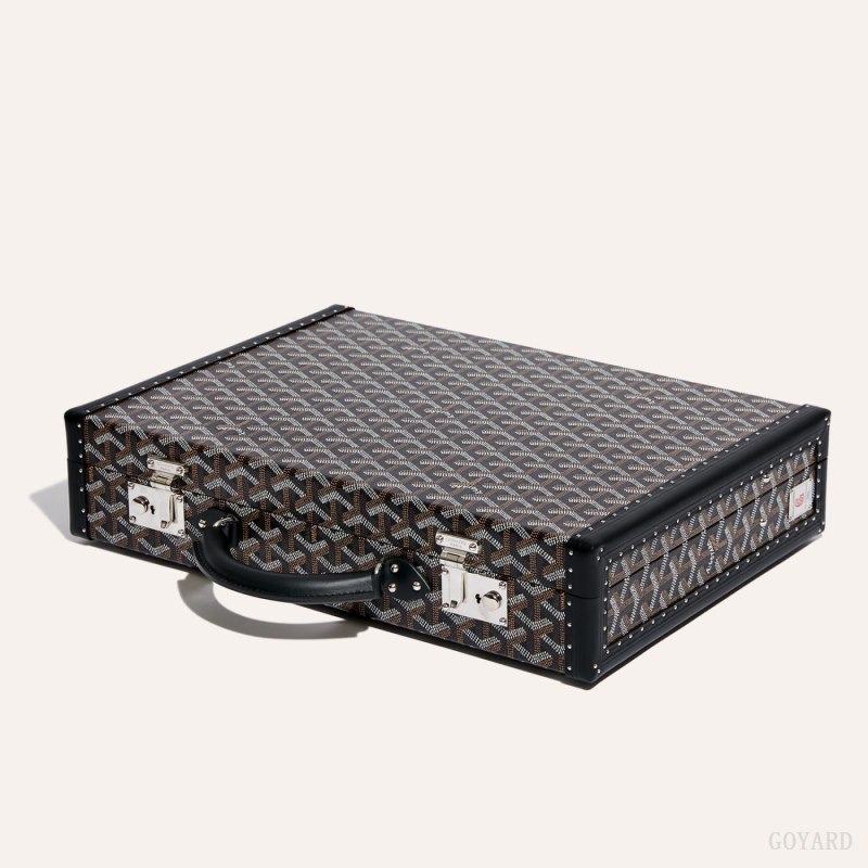 Goyard Manoir PM Document Case Bagaj Çantası Siyah | GY-DKK2988