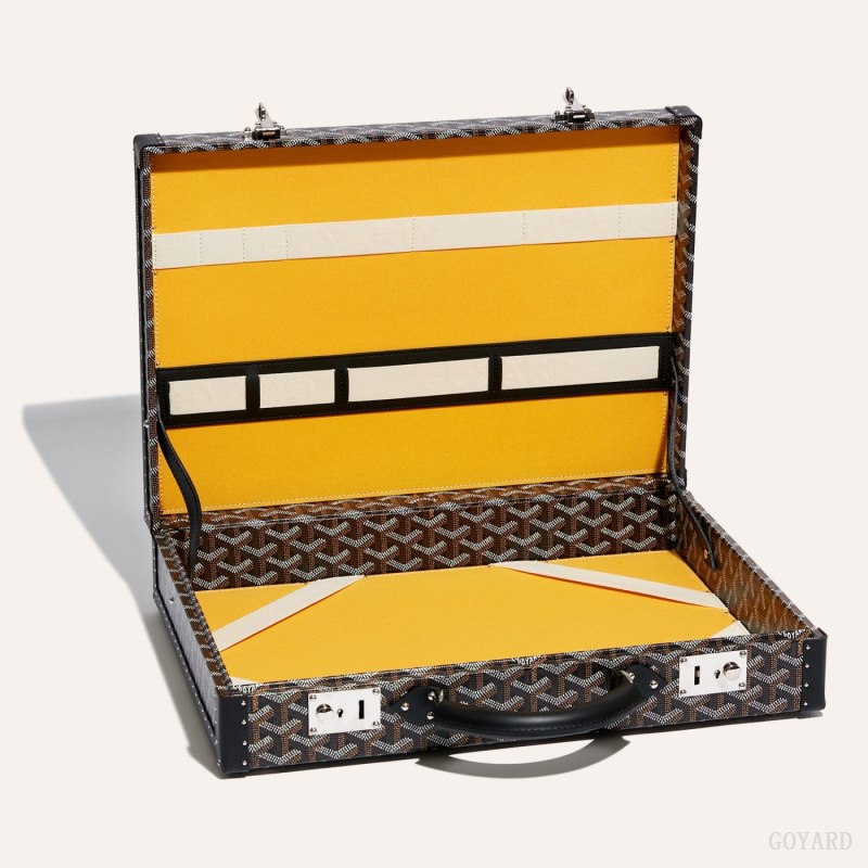 Goyard Manoir PM Document Case Bagaj Çantası Siyah | GY-DKK2988
