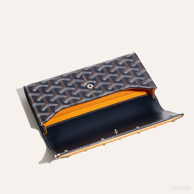 Goyard Monte-Carlo Mini Case Vaka Çantası Lacivert Mavi | GY-CQJ0125
