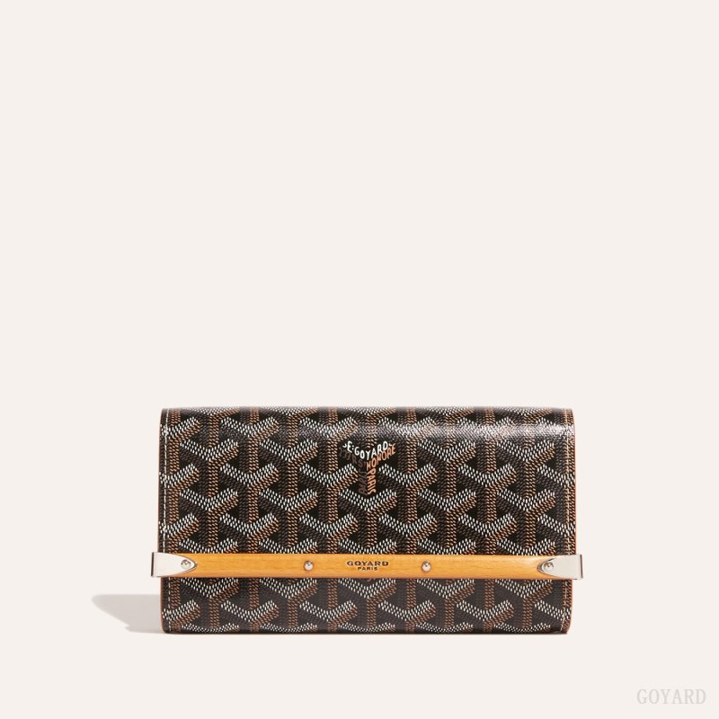 Goyard Monte-Carlo Mini Case Vaka Çantası Siyah Kahverengi | GY-QBA2699