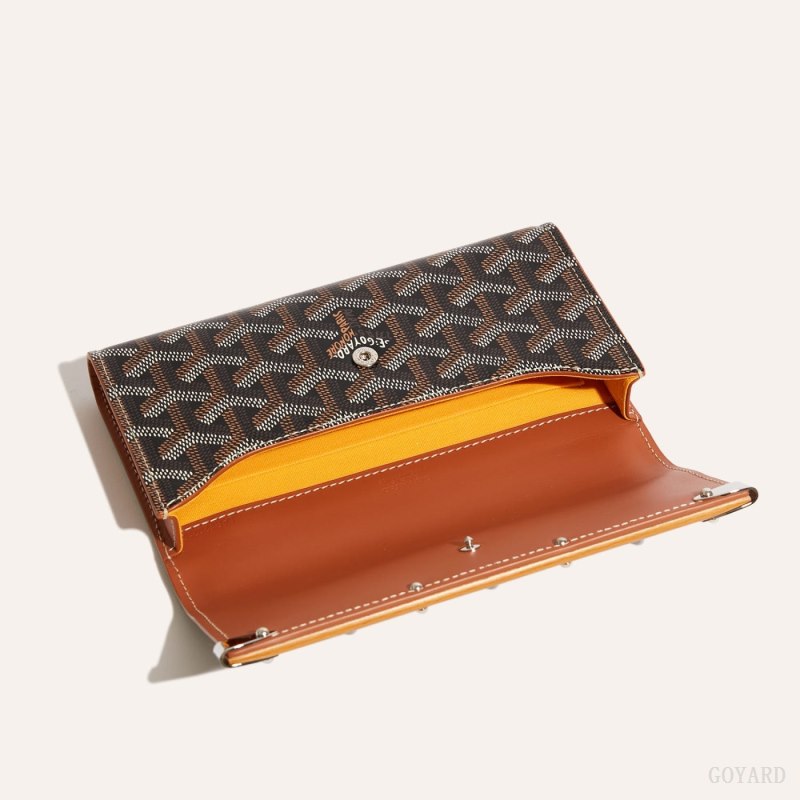 Goyard Monte-Carlo Mini Case Vaka Çantası Siyah Kahverengi | GY-QBA2699