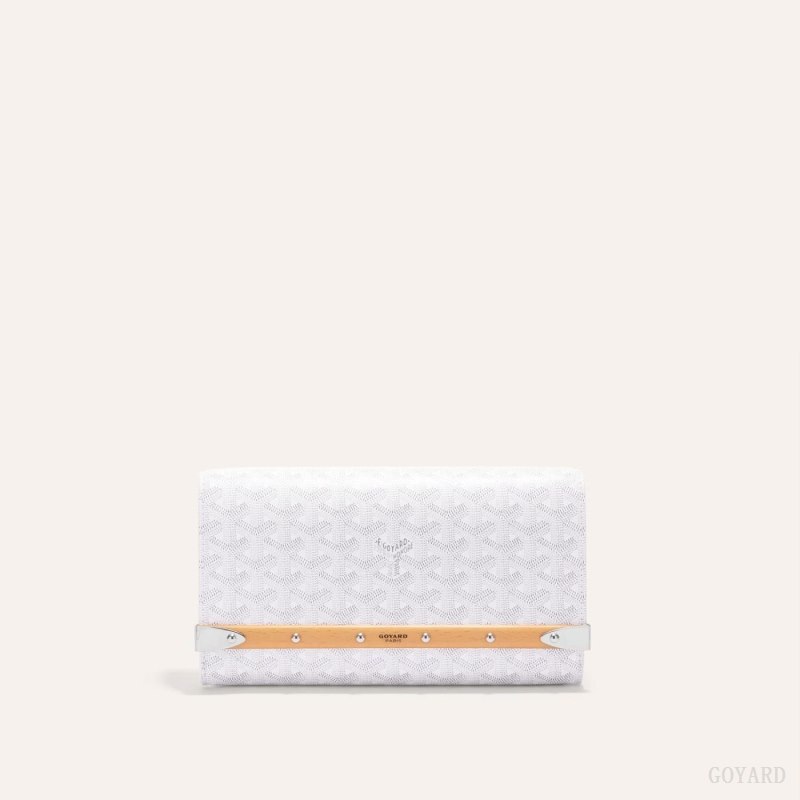 Goyard Monte-Carlo PM Clutch Çantası Beyaz | GY-VYP7513