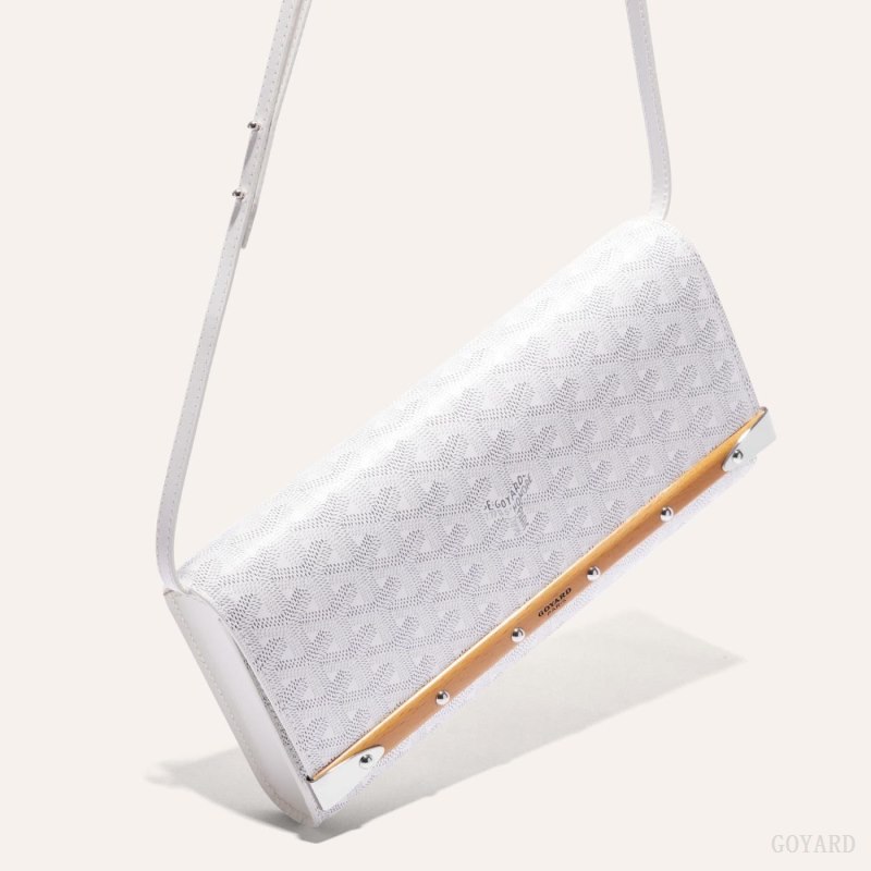 Goyard Monte-Carlo PM Clutch Çantası Beyaz | GY-VYP7513